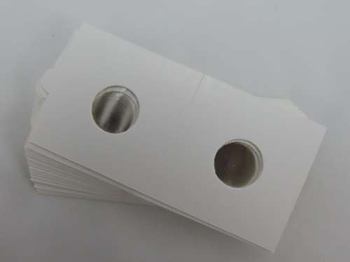 17.5 mm Self Adhesive Coin Holders, 20 x Hartberger Coin Flips, No PVC