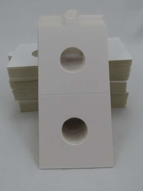 17.5 mm Self Adhesive Coin Holders, 20 x Hartberger Coin Flips, No PVC