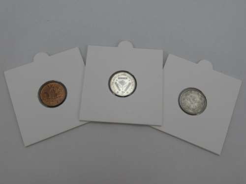 17.5 mm Self Adhesive Coin Holders, 20 x Hartberger Coin Flips, No PVC