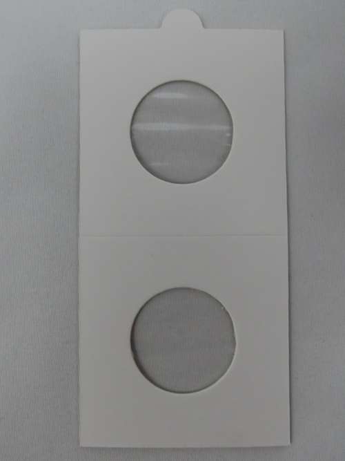 25 mm Self Adhesive Coin Holders, 20 x Hartberger Coin Flips, No PVC