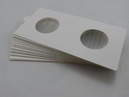 25 mm Self Adhesive Coin Holders, 20 x Hartberger Coin Flips, No PVC