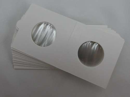 25 mm Self Adhesive Coin Holders, 20 x Hartberger Coin Flips, No PVC