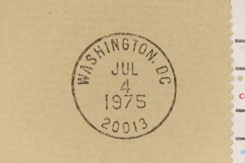 American Revolution Bicentennial First Day Cover 1975 with Paul Revere Medal