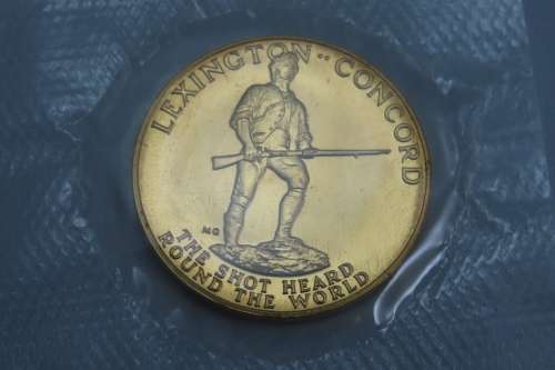 American Revolution Bicentennial First Day Cover 1975 with Paul Revere Medal