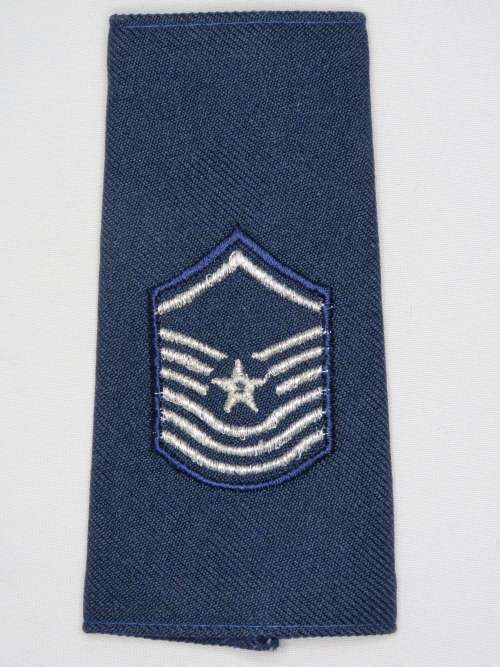 1 Pair United States Air Force Master Sergeant Insignia Shoulder Boards Rank Epaulettes E7