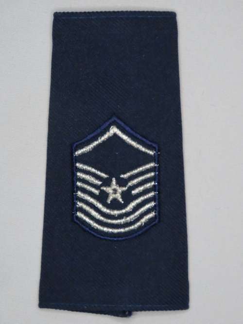 1 Pair United States Air Force Master Sergeant Insignia Shoulder Boards Rank Epaulettes E7