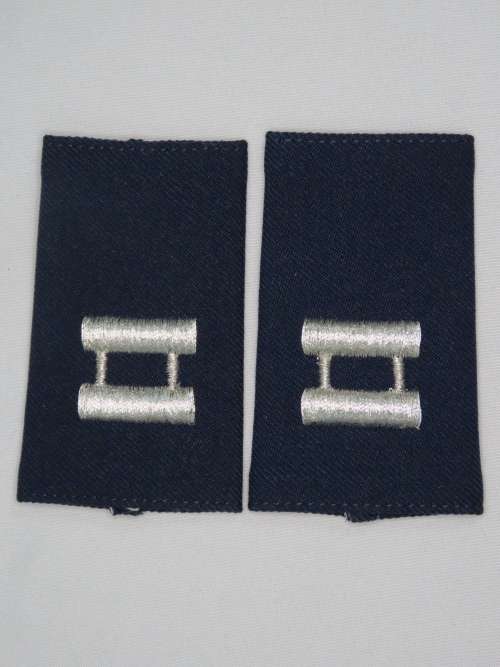 1 Pair United States Air Force Captain Insignia Shoulder Boards Rank Epaulettes O3