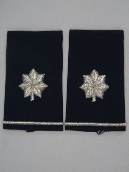 1 Pair Vintage USAF Air Force Lieutenant Colonel Insignia Shoulder Boards Rank Epaulettes O5