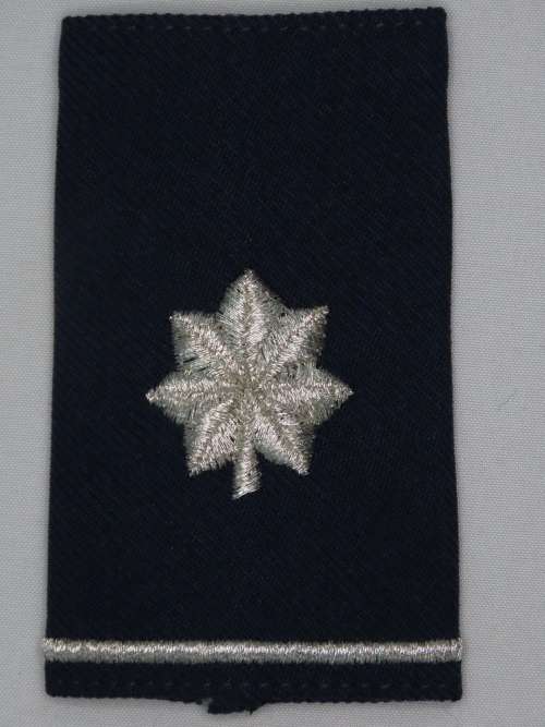 1 Pair Vintage USAF Air Force Lieutenant Colonel Insignia Shoulder Boards Rank Epaulettes O5
