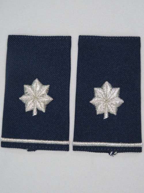1 Pair Vintage USAF Air Force Lieutenant Colonel Insignia Shoulder Boards Rank Epaulettes O5