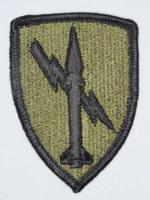 United States Vietnam Era Army Missile Command Insignia Patch, OD Subdued