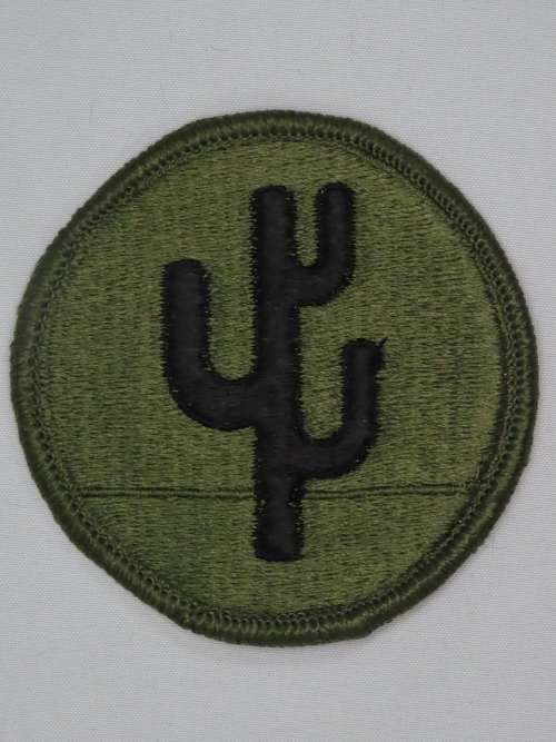 United States Army 103rd Support Command Insignia Patch, OD Subdued
