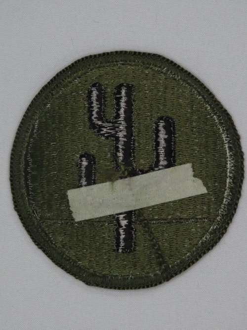 United States Army 103rd Support Command Insignia Patch, OD Subdued