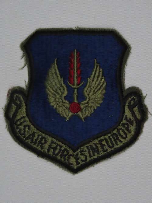 United States Air Forces in Europe Insignia Patch, OD Subdued
