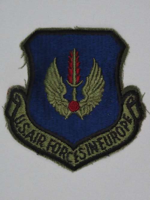 United States Air Forces in Europe Insignia Patch, OD Subdued