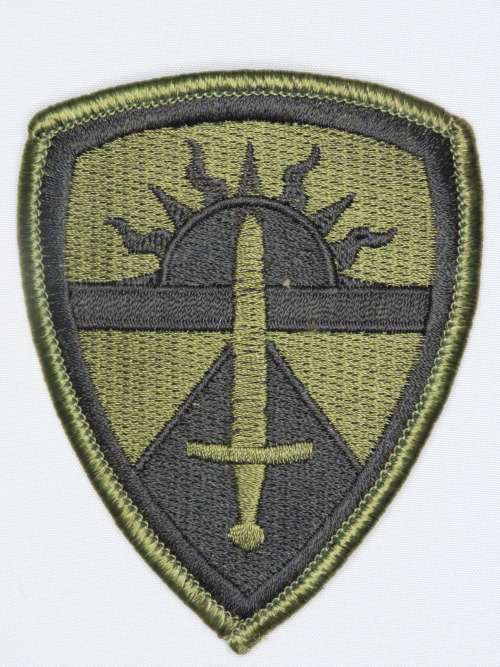United States Army Army Test and Evaluation Command Insignia Patch, OD Subdeud Patch