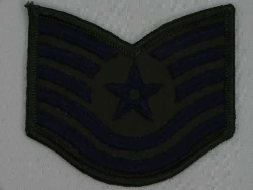 United States Air Force Technical Sergeant Rank Insignia Patch E6