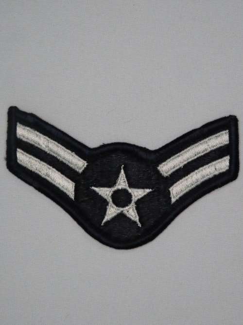 United States Air Force Airman First Class Rank Insignia Patch E3, A1C