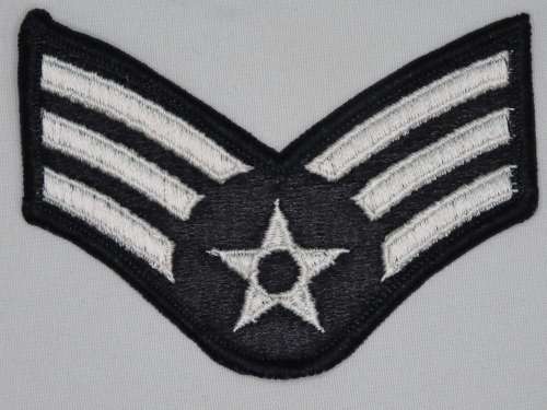 United States Air Force Senior Airman Rank Insignia Patch E4, SrA