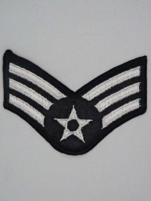 United States Air Force Senior Airman Rank Insignia Patch E4, SrA
