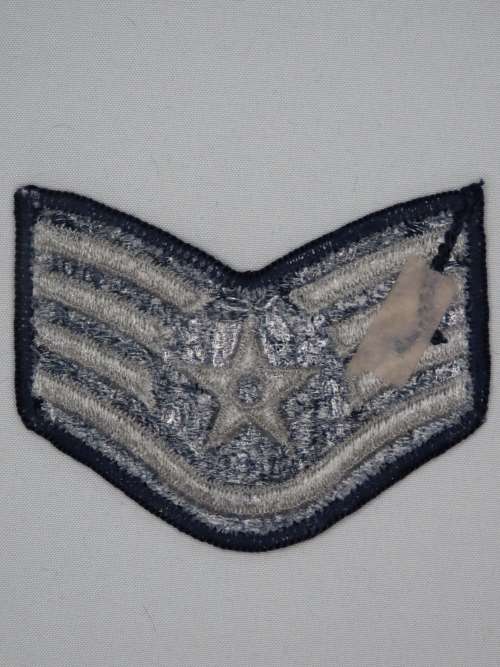 United States Air Force Staff Sergeant Rank Insignia Patch E4, SSgt