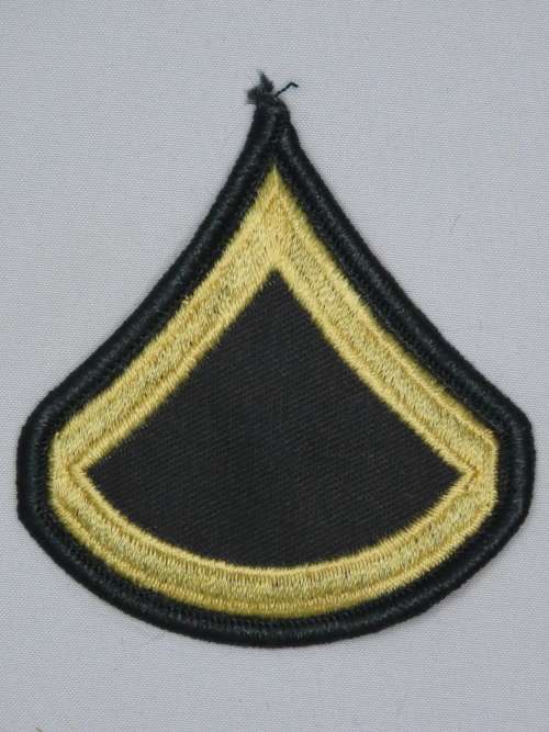 United States Army Private First Class Rank Insignia Patch E3