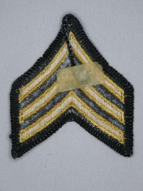 United States Army Sergeant Class Rank Insignia Patch E5, Size 2