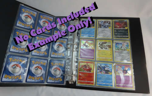 Trading Card Pages, fits Universal Album/Binder, No PVC, 9 Pocket
