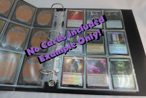 Trading Card Collector`s Starter Kit, MTG Pokemon Yugi-oh Sport Cards, Album with Collector Pages
