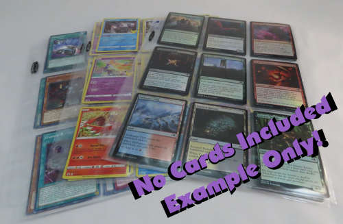 Trading Card Pages, fits Universal Album/Binder, No PVC, 9 Pocket