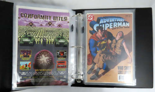 Comic Book Collector`s Basic Starter Kit, Album with Collector Pages