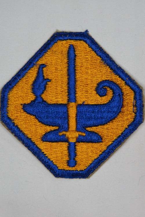 Vintage United States Army Specialized Training Program Insignia Patch, Cotton WWII Era Patch ASTP