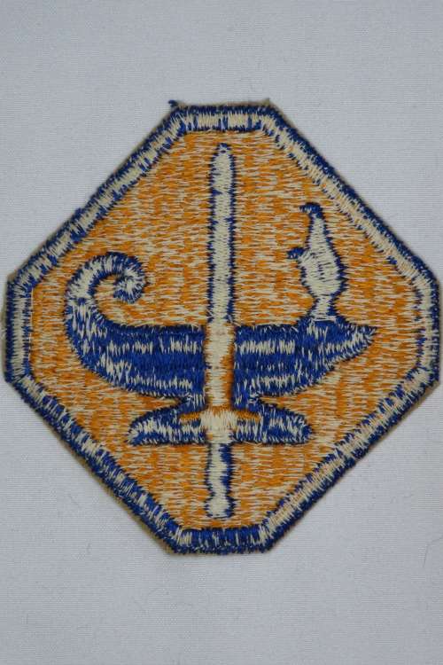 Vintage United States Army Specialized Training Program Insignia Patch, Cotton WWII Era Patch ASTP