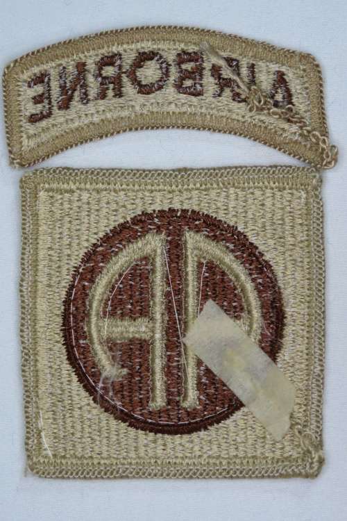 United States Army 82nd Airborne Infantry Division Insignia Patch with Airborne Tab Desert Storm Era