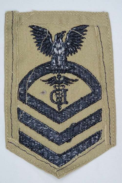 United States Navy Dental Corps Chief Petty Officer Rank Insignia Patch E7