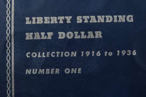 Collector`s Folder for Walking Liberty Half Dollars 1916 - 1936, Book One