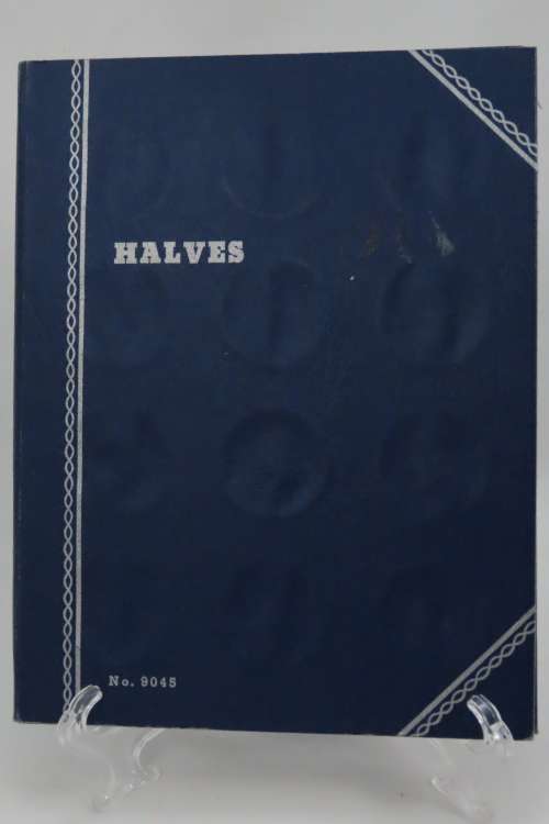 Collector`s Folder for Half Dollars No Dates - Damaged