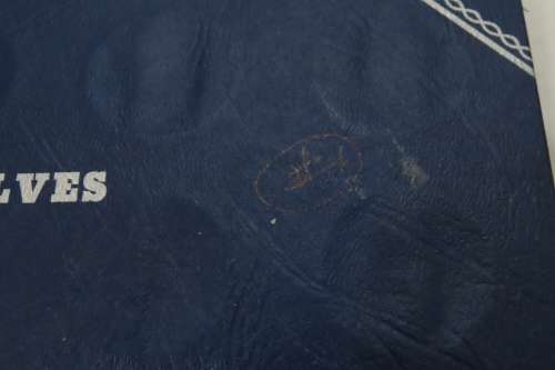 Collector`s Folder for Half Dollars No Dates - Damaged