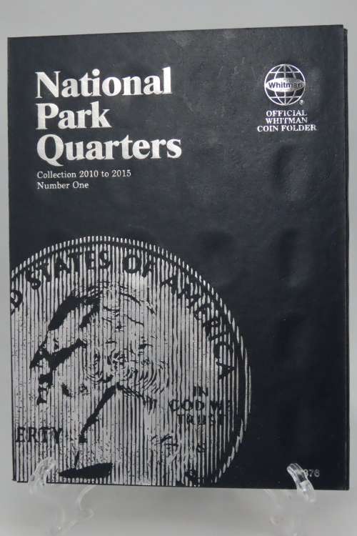 Collector`s Folder for National Parks Quarter Dollars 2010 to 2015 - Damaged