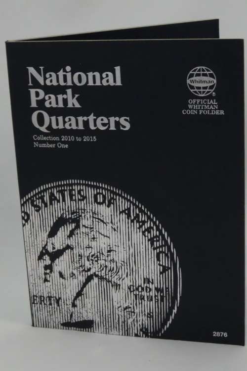 Collector`s Folder for National Parks Quarter Dollars 2010 to 2015 - Damaged