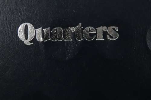 Collector`s Folder for Quarter Dollars No Dates - Damaged