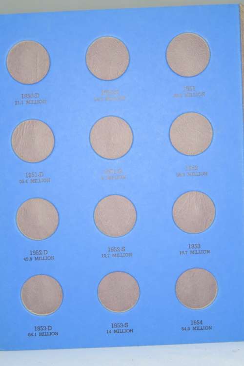 Collector`s Folder for Washington Quarter Dollars 1946 - 1959