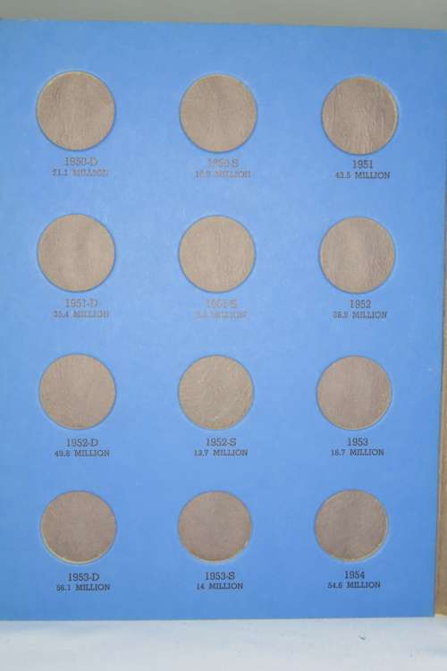 Collector`s Folder for Washington Quarter Dollars 1946 - 1959
