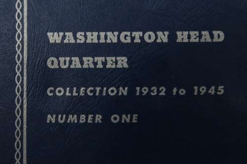 Collector`s Folder for Washington Quarter Dollars 1932 - 1945