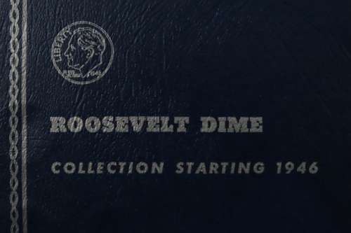 Collector`s Folder for Roosevelt Dime Collection Starting 1946 to 1978