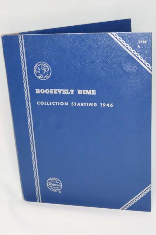 Collector`s Folder for Roosevelt Dime Collection Starting 1946 to 1978