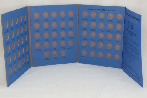 Collector`s Folder for Roosevelt Dime Collection Starting 1946 to 1978