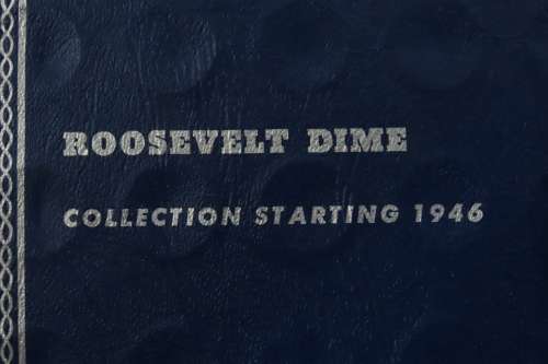Collector`s Folder for Roosevelt Dime Collection Starting 1946 to 1978
