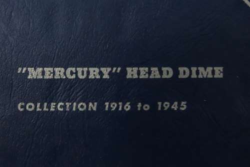 Collector`s Folder for Mercury Head Dime Collection 1916 to 1945