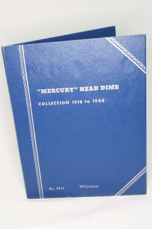 Collector`s Folder for Mercury Head Dime Collection 1916 to 1945